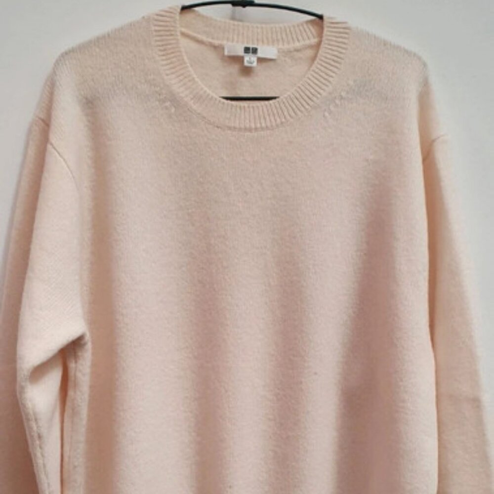 Pull 100% laine blanc cassé